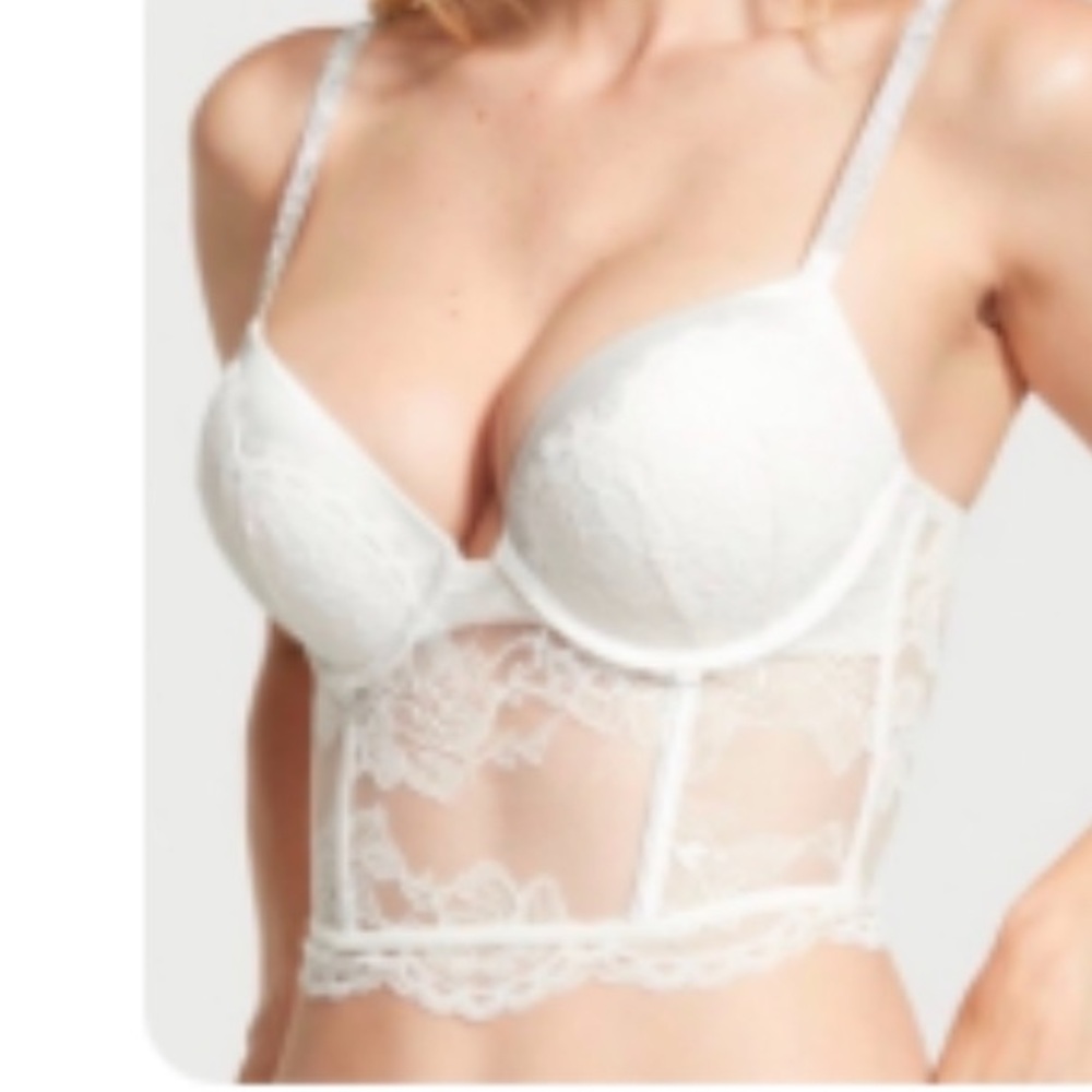 Victoria's Secret Very Sexy Bombshell Add-2-Cups Push-Up Corset Bra Size 36c🤍 - Picture 3 of 16